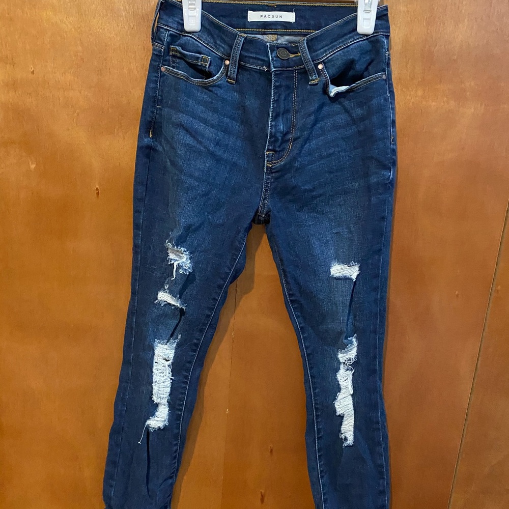 pacsun high rise jeans size 23